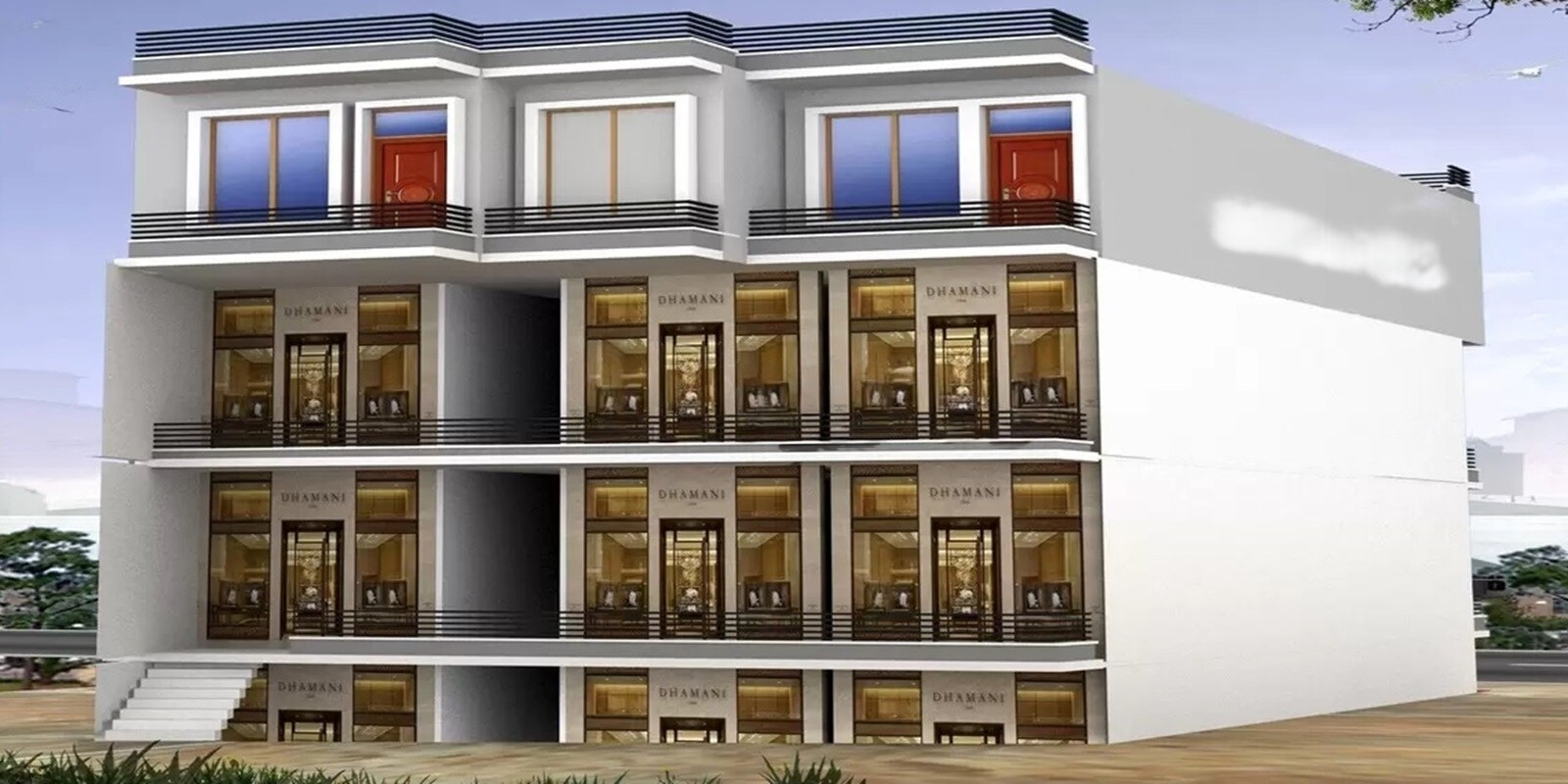 CCC Complex residential project in Eldeco II
