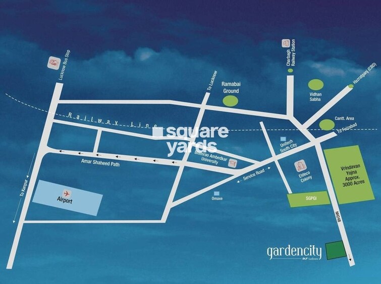 DLF Garden City Location Image