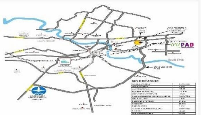 DLF Vibhuti Khand Location Image