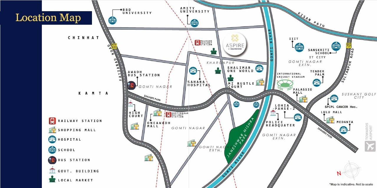 E Square Aspire Location Image