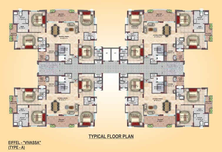 Eiffel Vivassa Estate Floor Plans