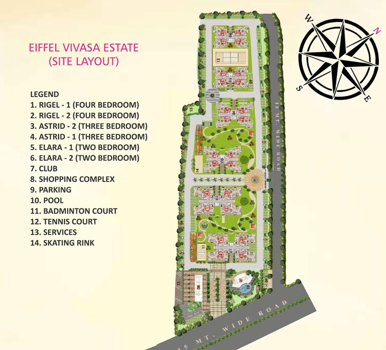 Eiffel Vivassa Estate Master Plan Image