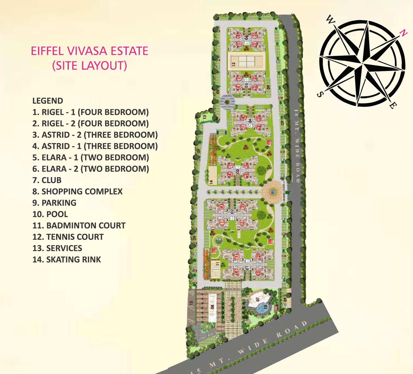 Eiffel Vivassa Estate Master Plan Image