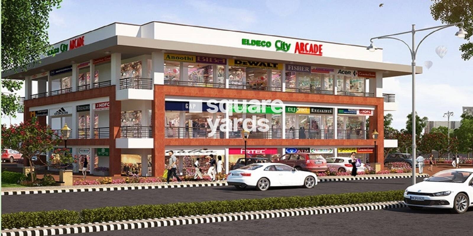 Eldeco City Arcade residential project in IIM Road