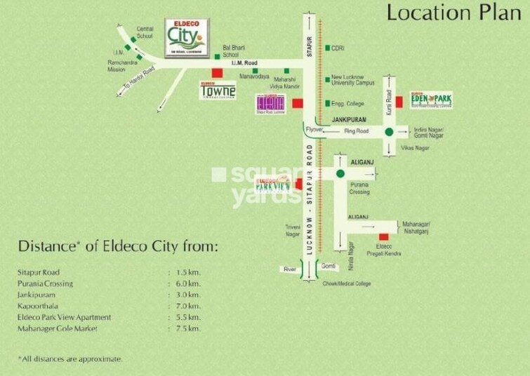 Eldeco City Location Image