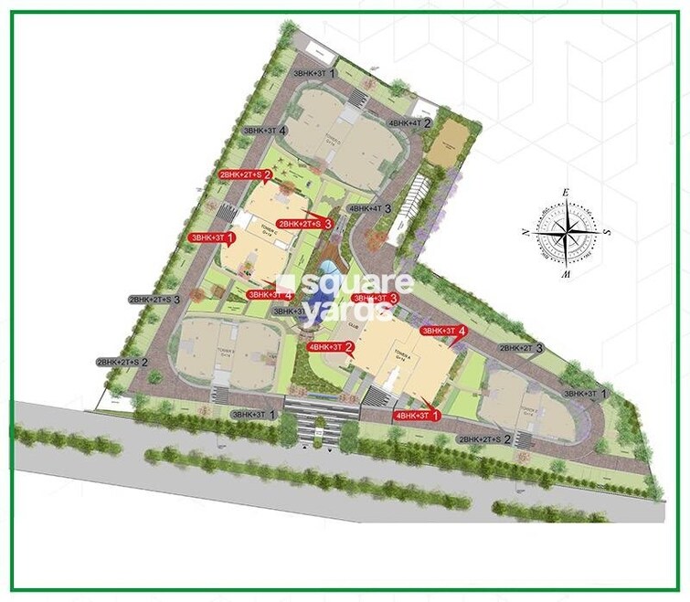 Eldeco Latitude 27 Master Plan Image