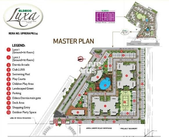 Eldeco Luxa Master Plan Image