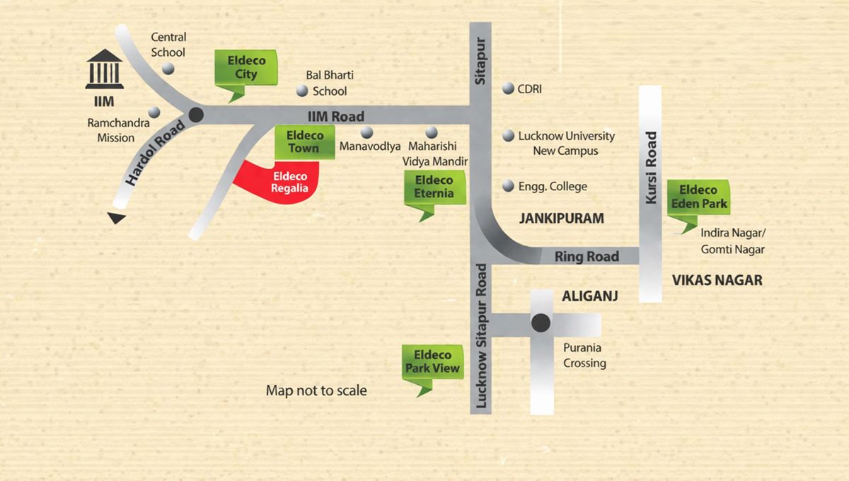Eldeco Regalia Location Image