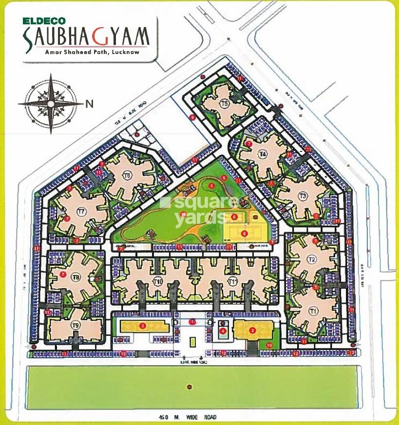 Eldeco Saubhagyam Master Plan 1