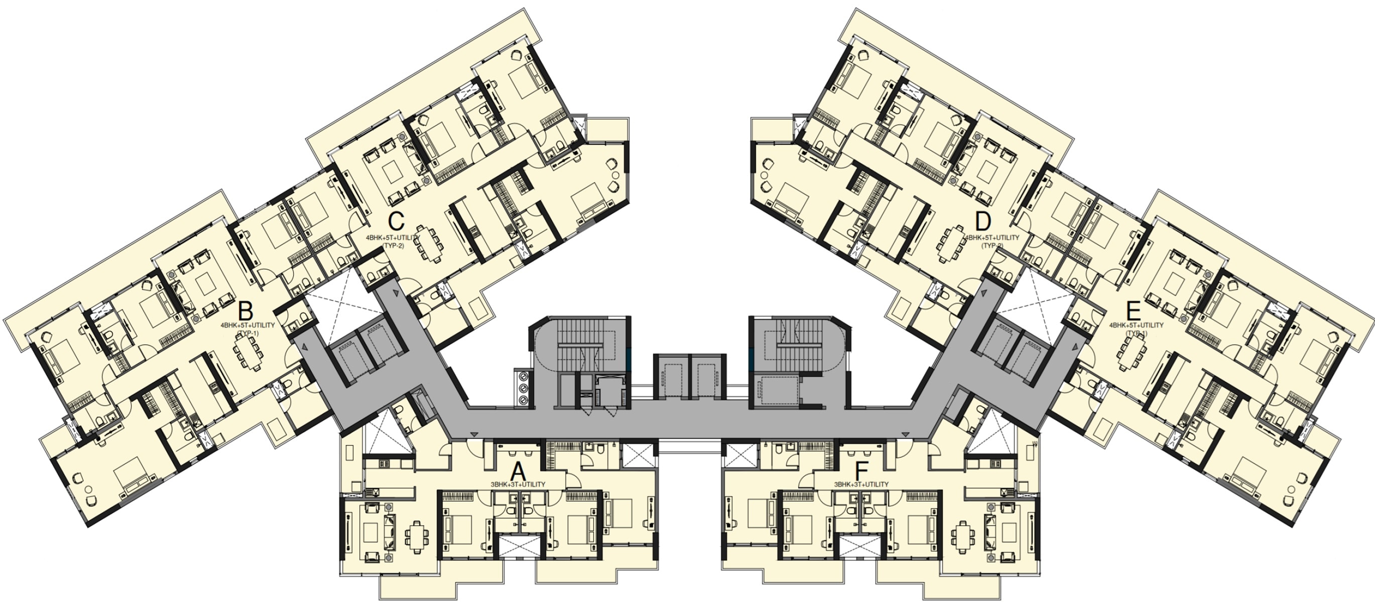 Emaar Elite Oasis Floor Plans 1