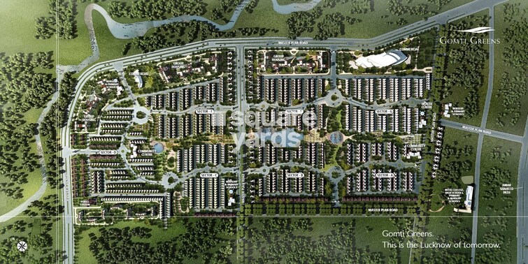 Emaar Gomti Greens Master Plan Image