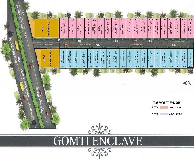 Gomti Enclave Master Plan Image