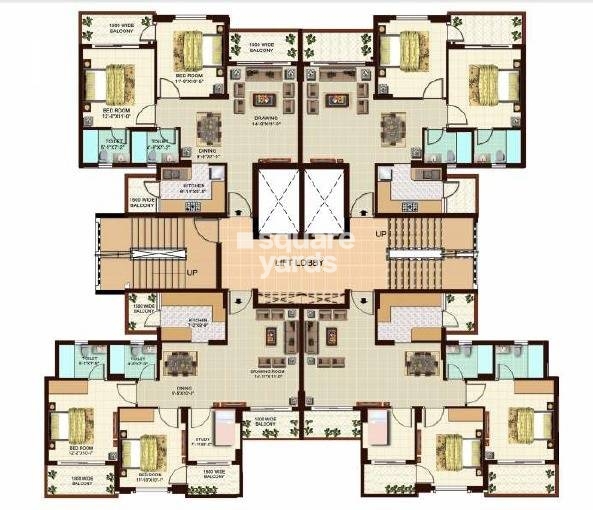 Grand Omaxe Floor Plans