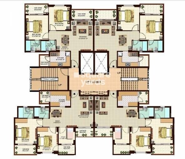 Grand Omaxe Floor Plans 1