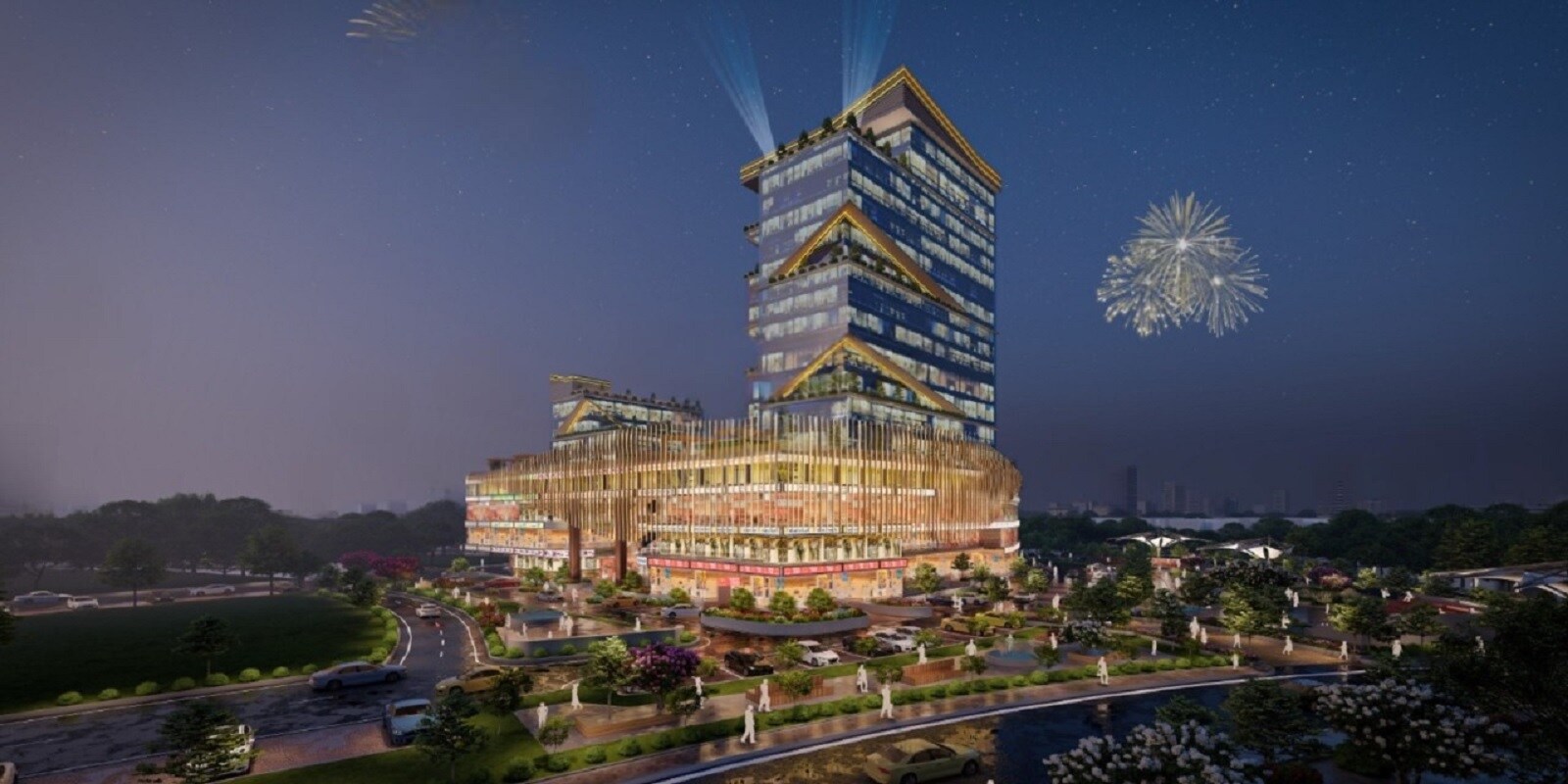 Jas The Walk residential project in Sushant Golf City