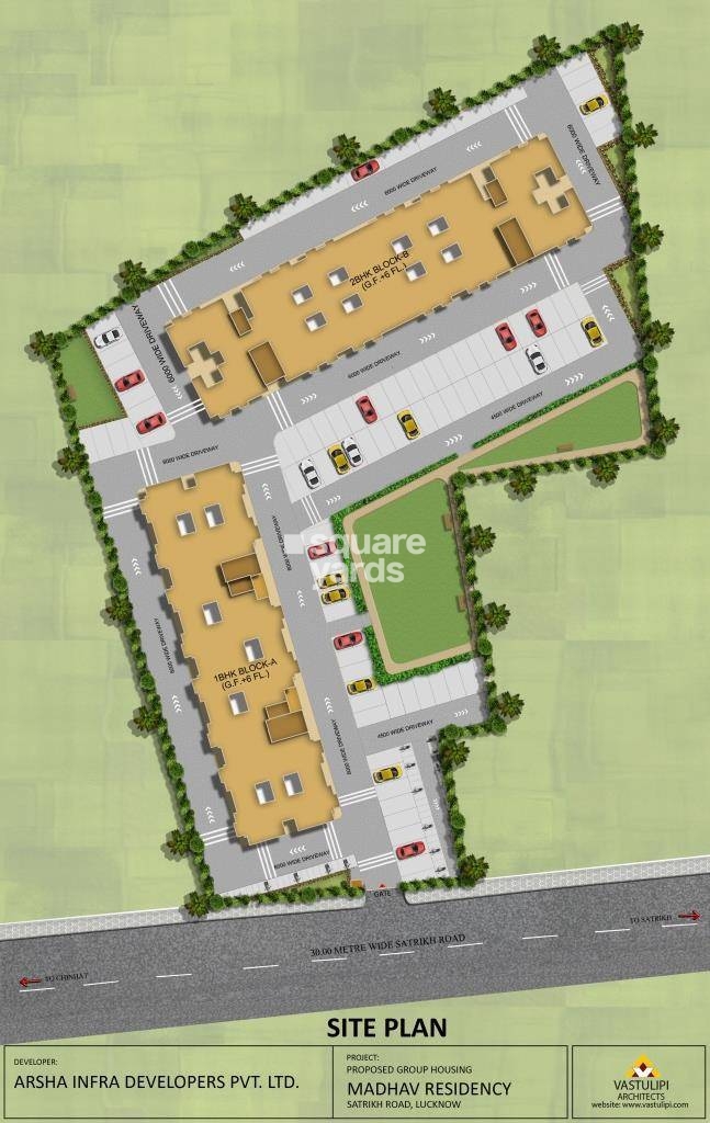 Arsha Madhav Residency Master Plan Image