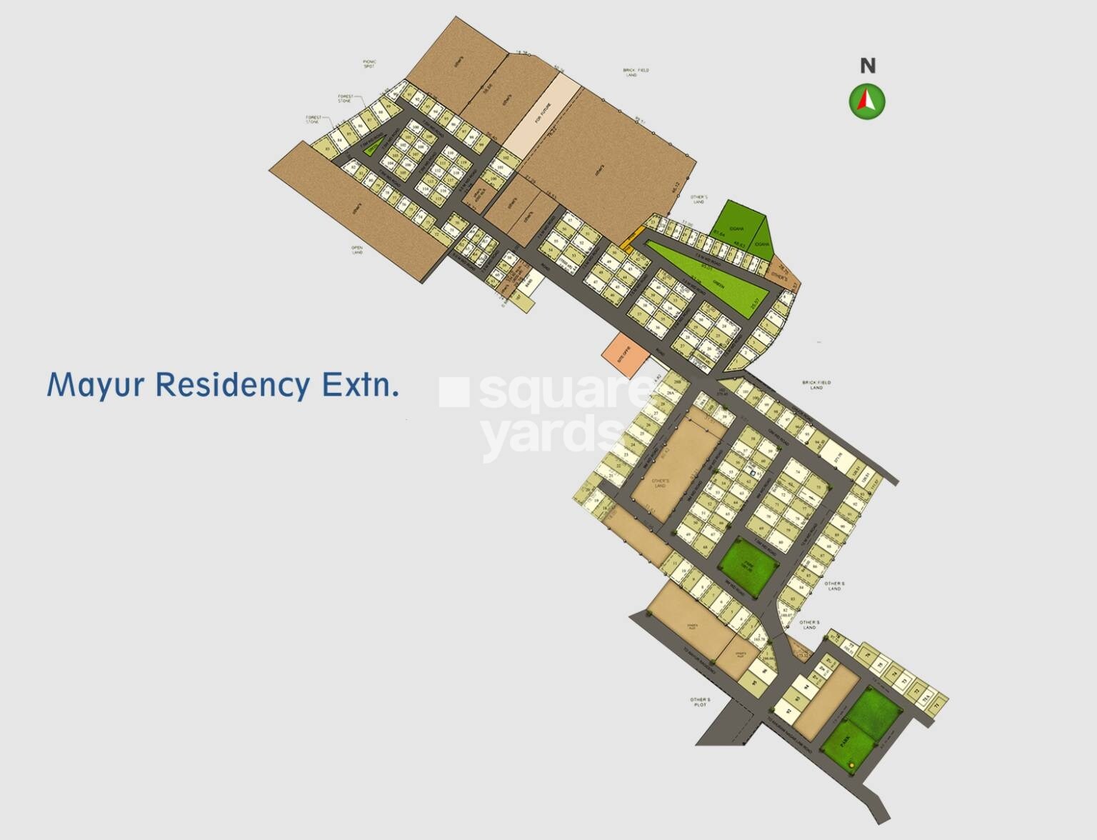 Manas Mayur Residency Extn Master Plan Image