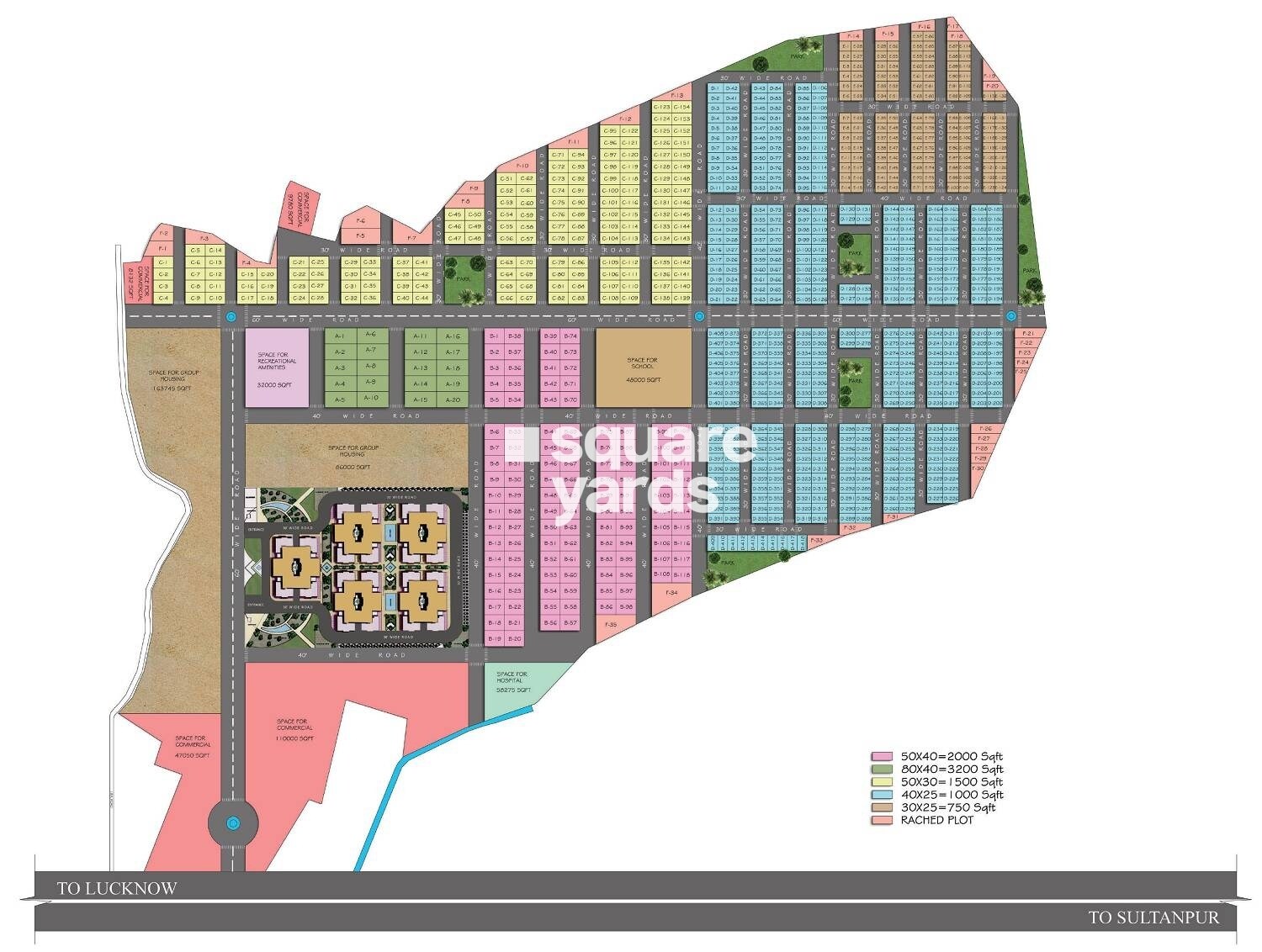 Meenakshi Sunrise Green Valley Master Plan 1