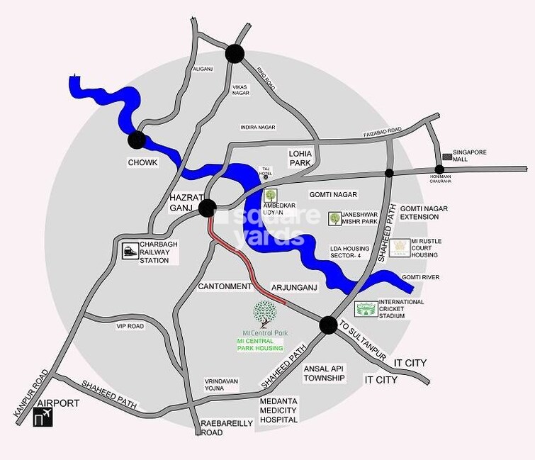 MI Central Park Location Image