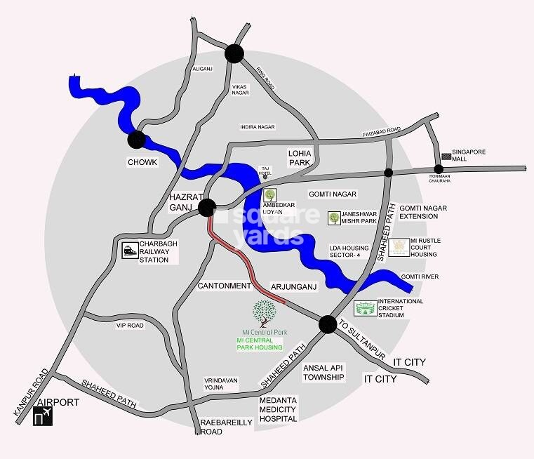 MI Central Park Location Image