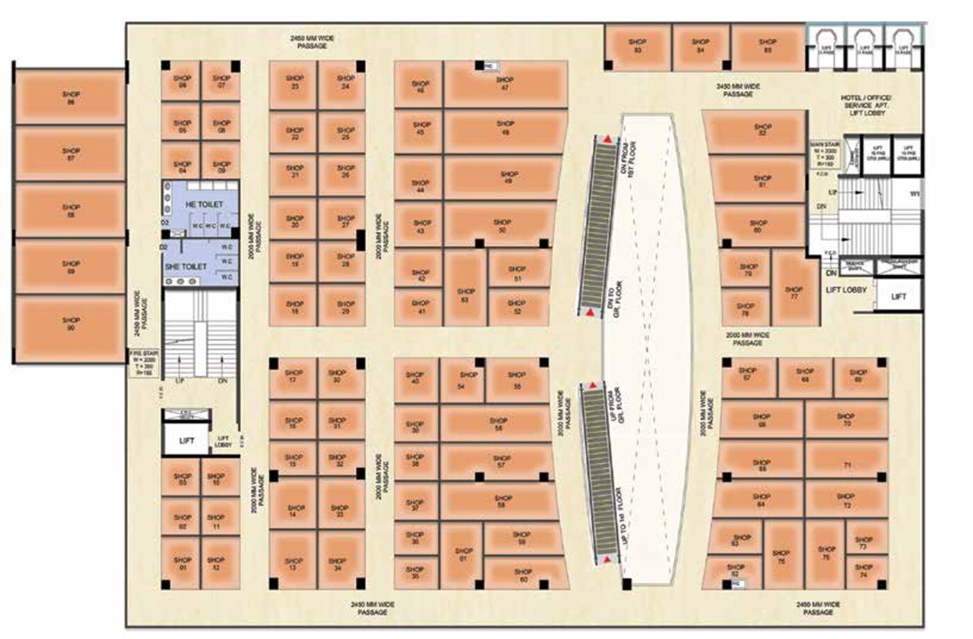 Migsun Janpath Floor Plans 1