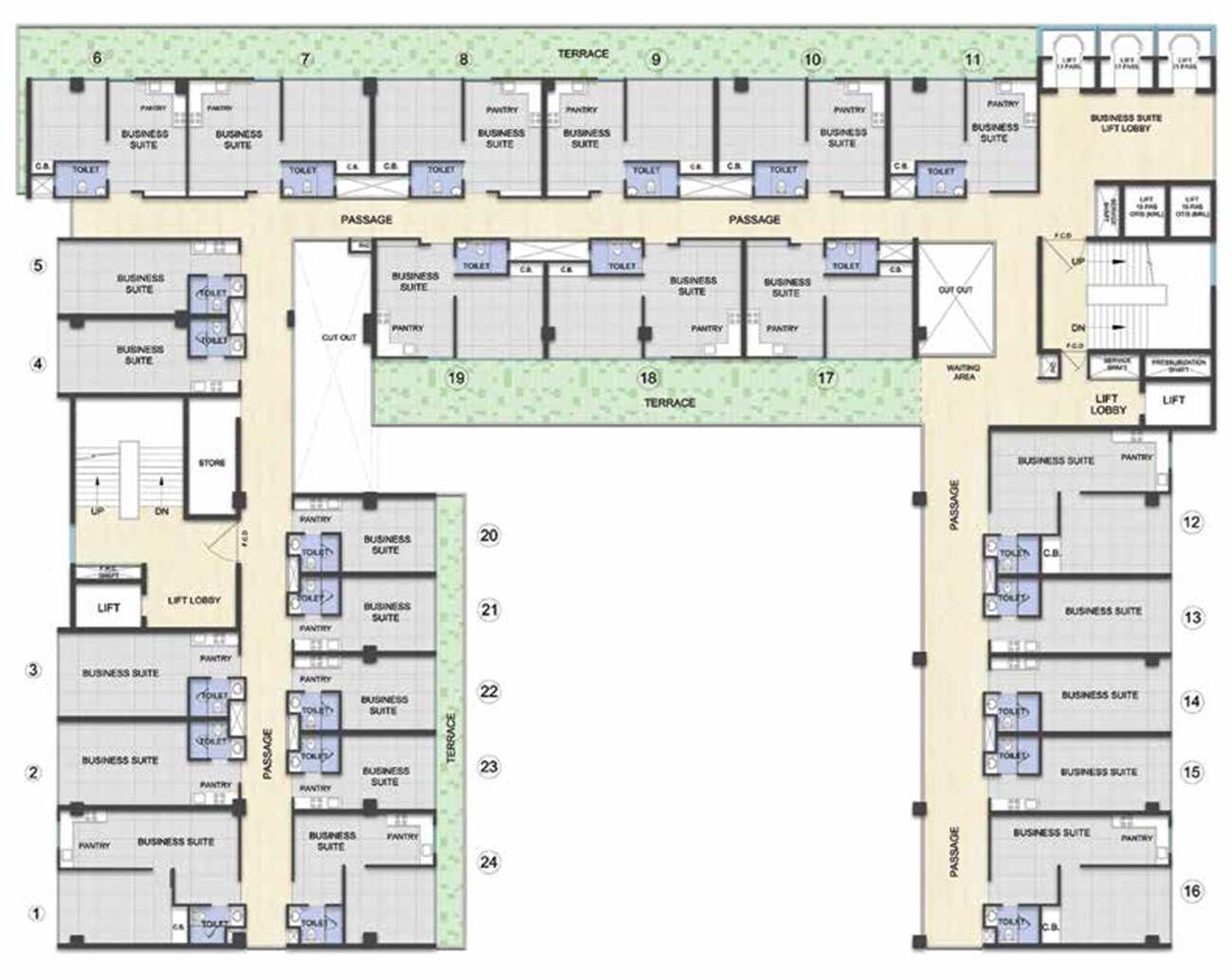 Migsun Janpath Floor Plans 2