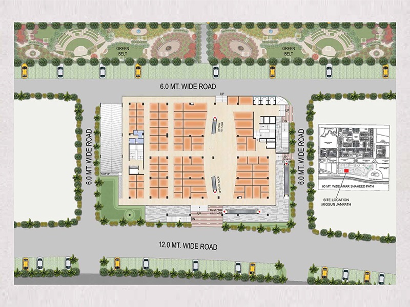 Migsun Janpath Master Plan Image