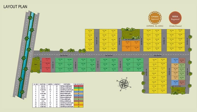 Nakshatra Green in Bijnor Road, Lucknow @ 26.53 Lac - Floor Plans ...