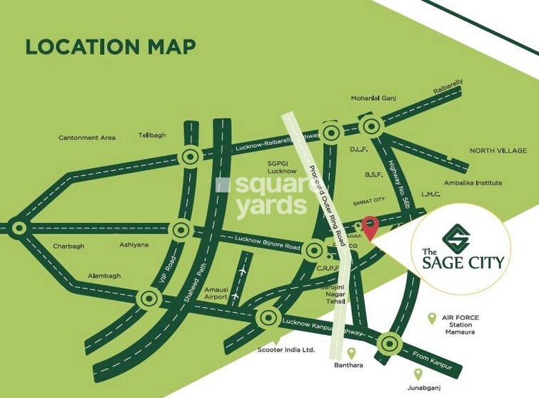 Nayyars The Sage City Plots Location Image