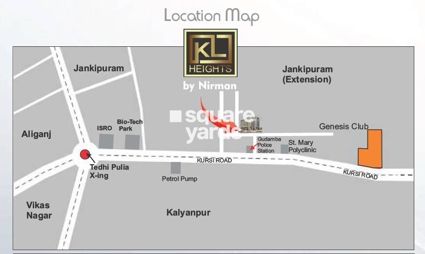 Nirman KL Heights Location Image