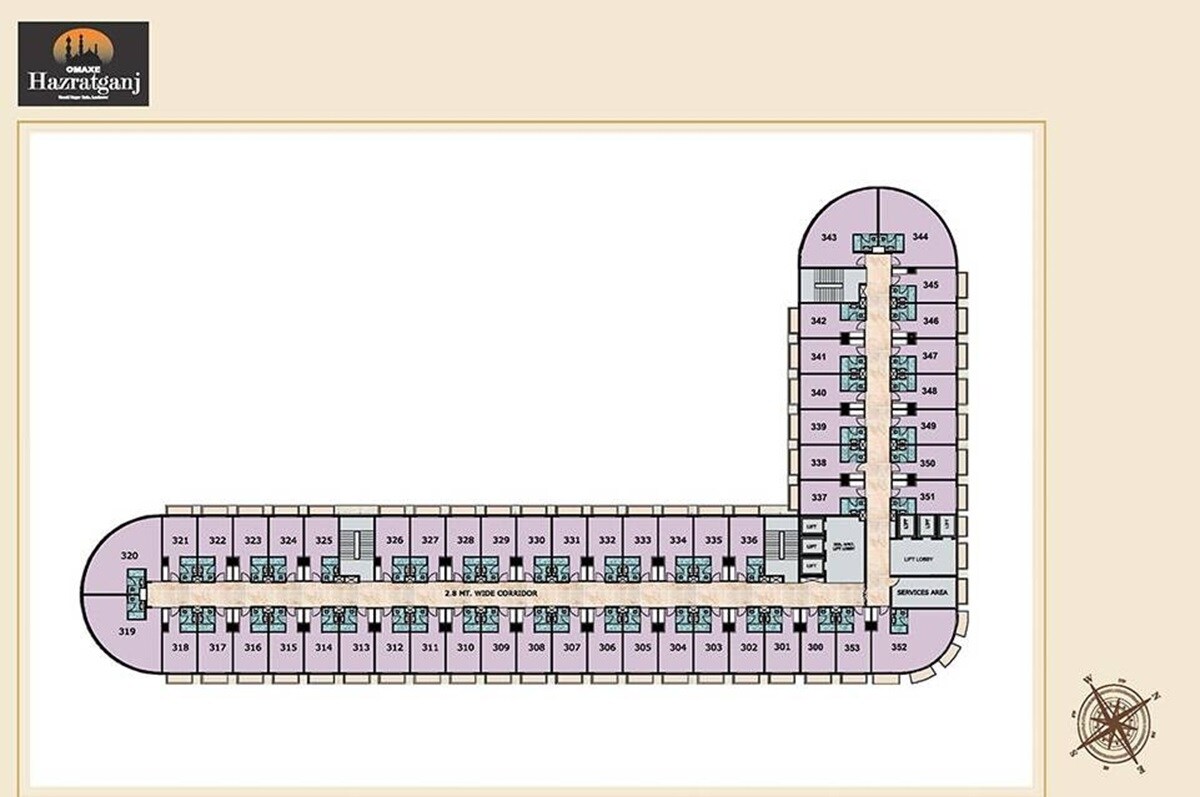 Omaxe Hazratganj Floor Plans 1