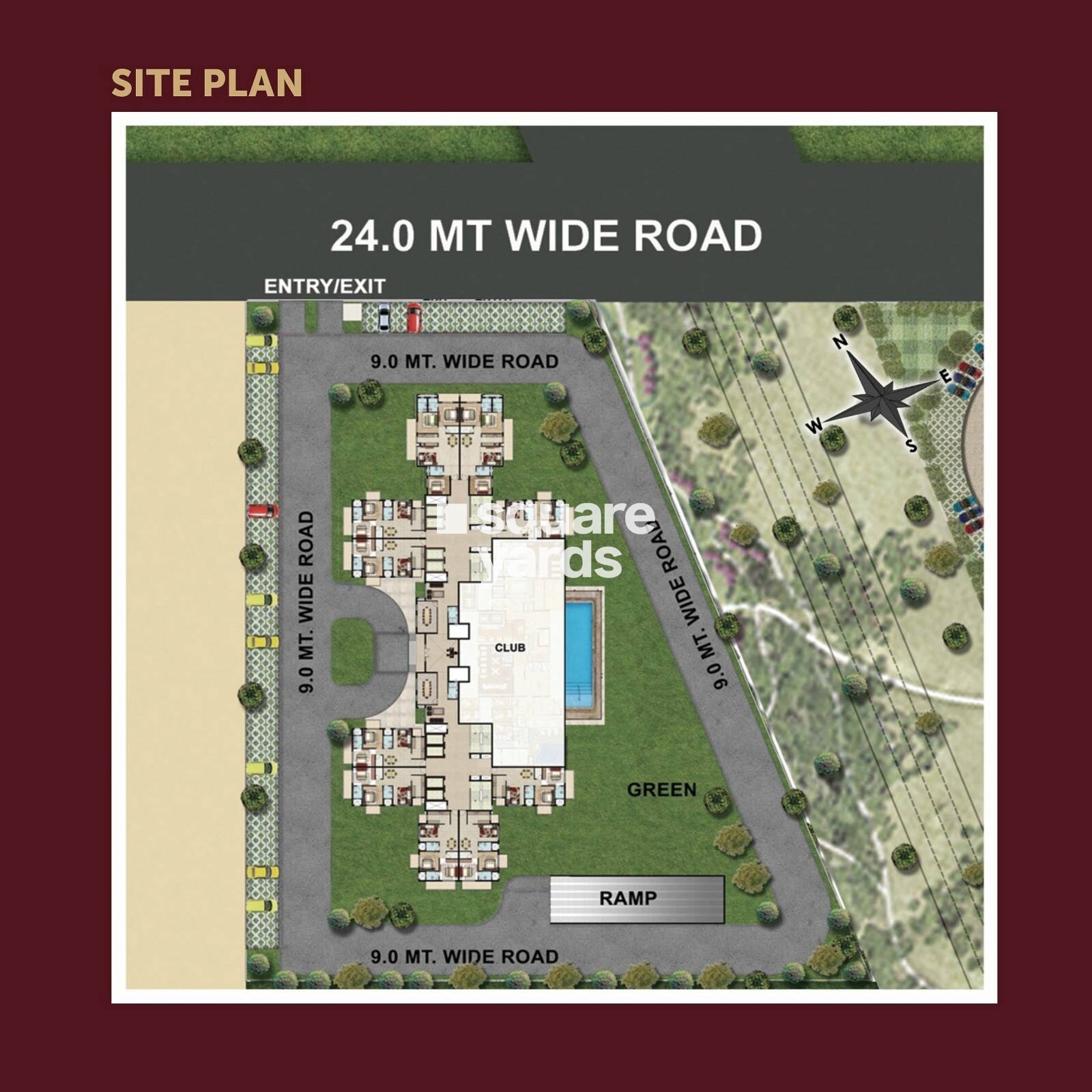Omaxe Hazratganj Residency Master Plan Image