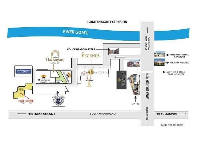 Omaxe Residency Location Image