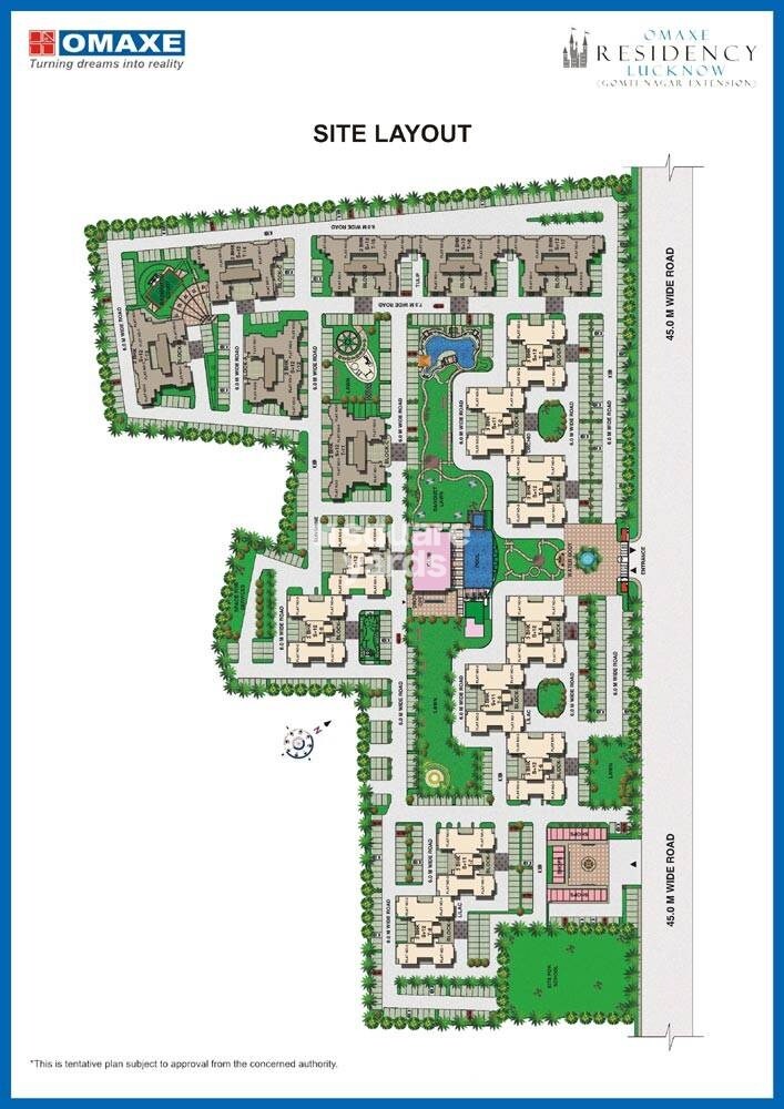 Omaxe Residency Master Plan Image 2
