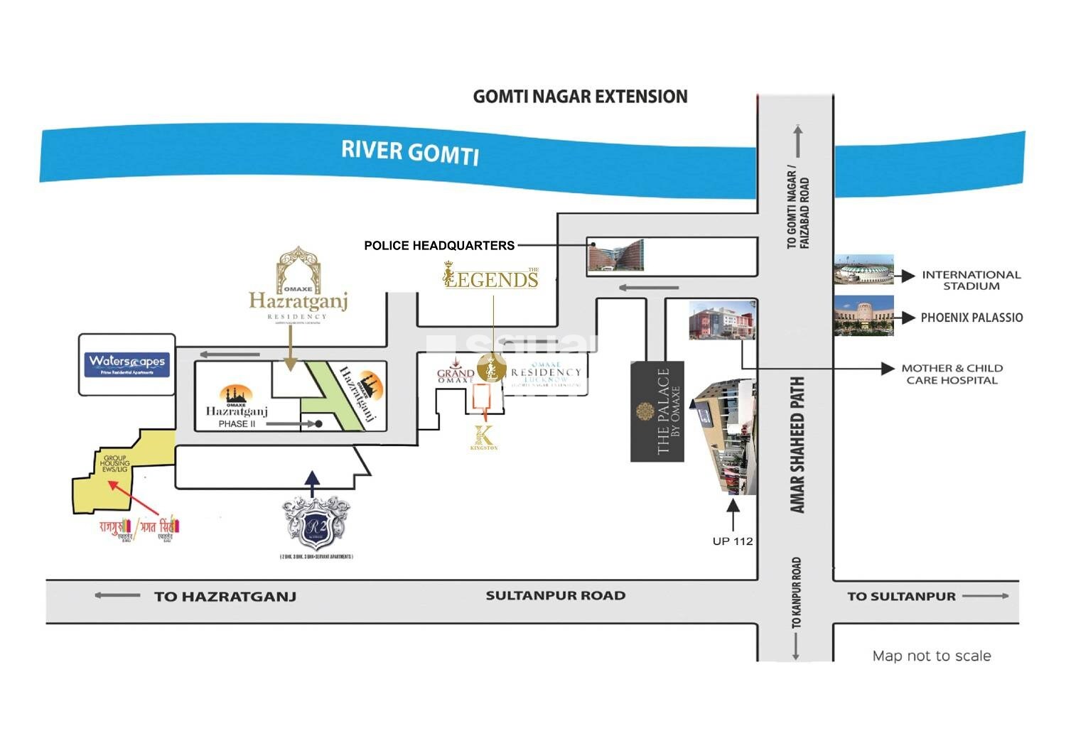 Omaxe Waterscapes Location Image