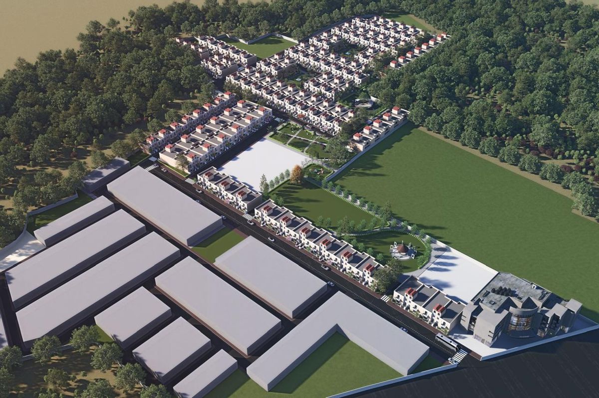 Omega Suraksha Enclave Tower View