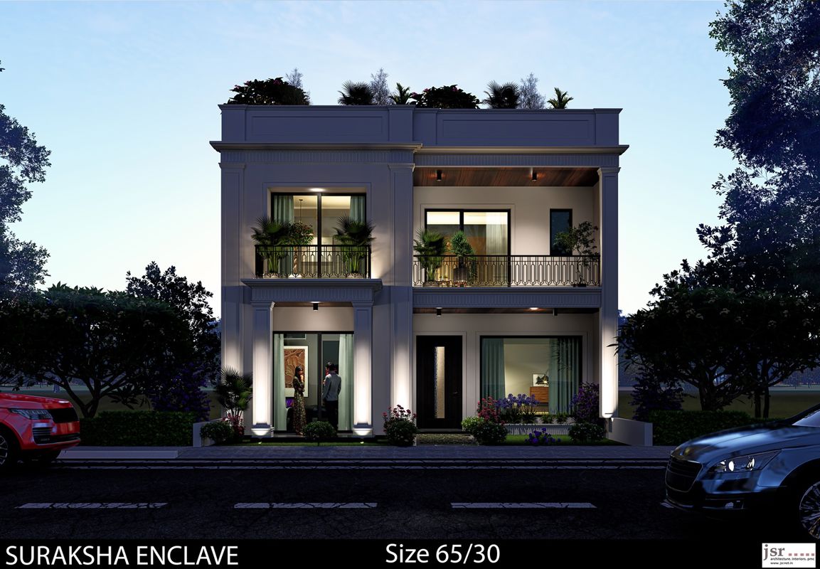 Omega Suraksha Enclave Villa View