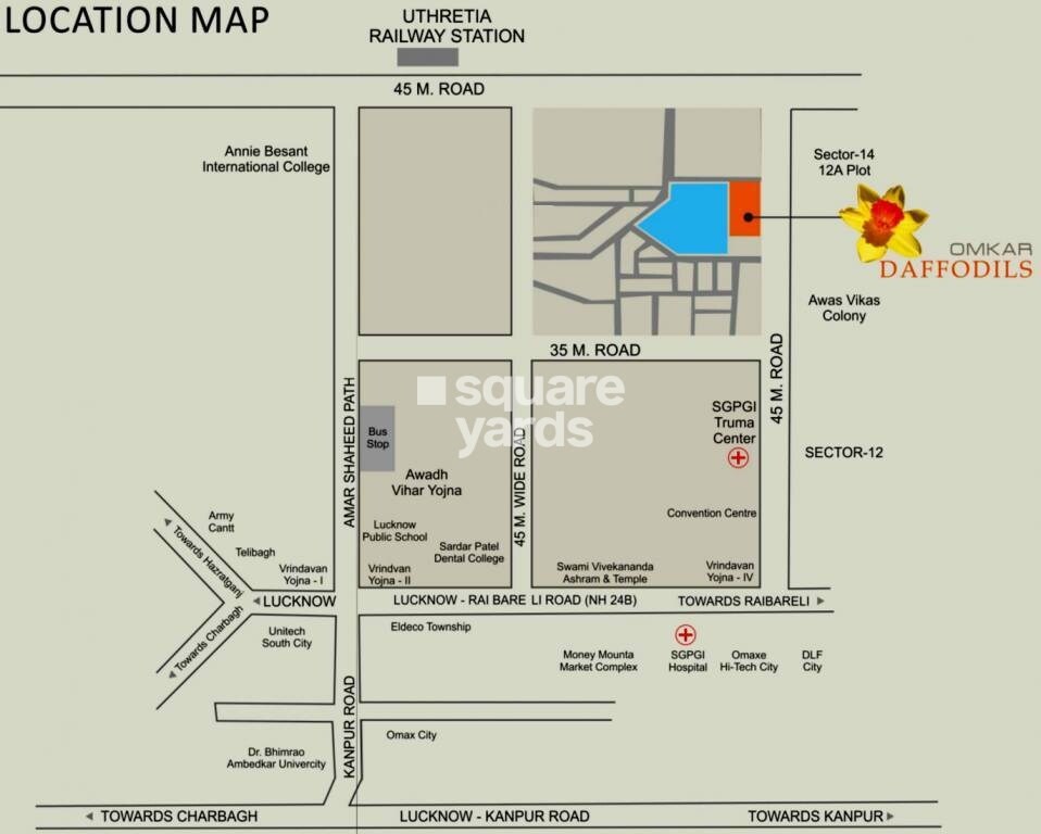 Omkar Daffodils Location Image