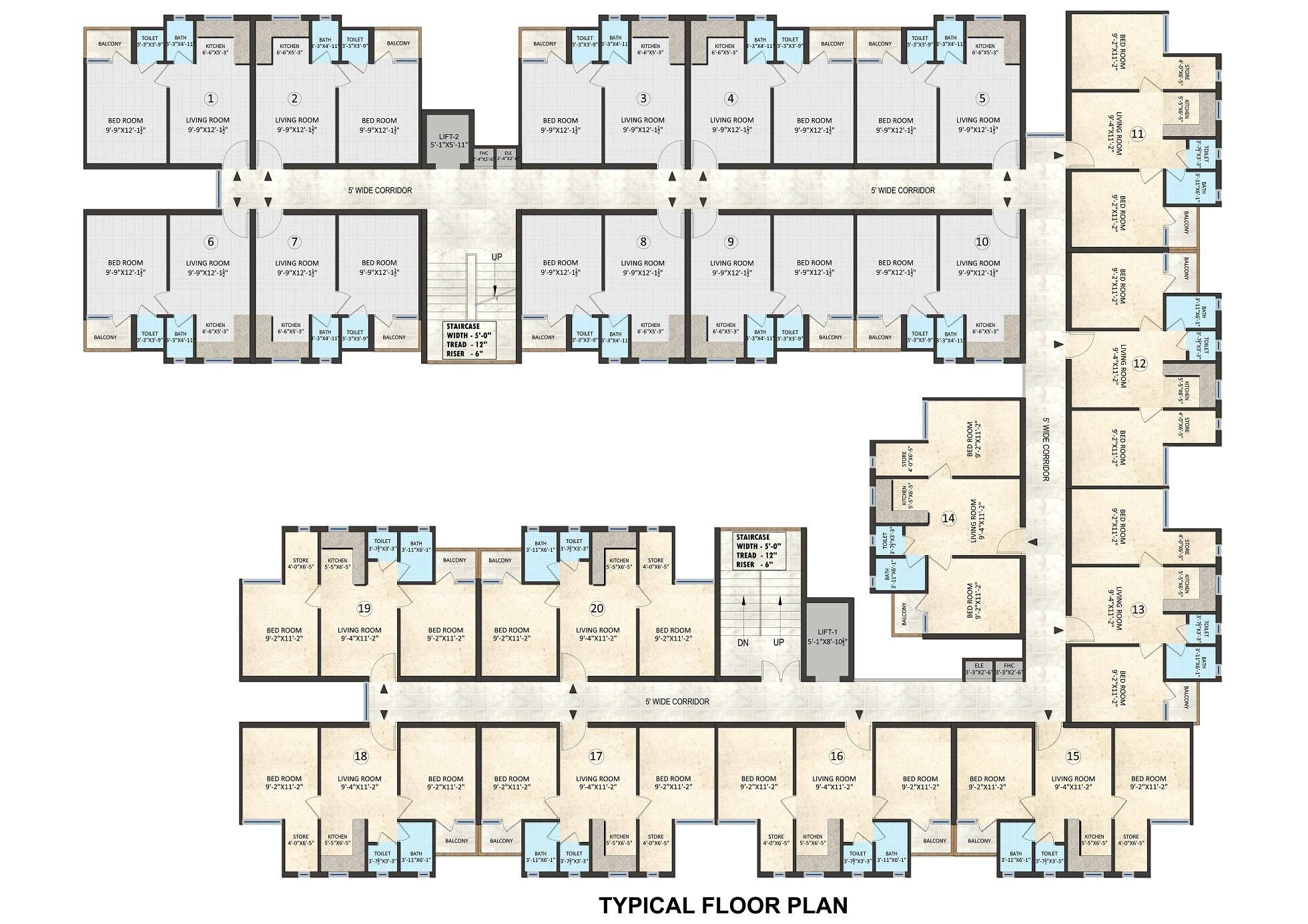 Oro Aakriti Floor Plans