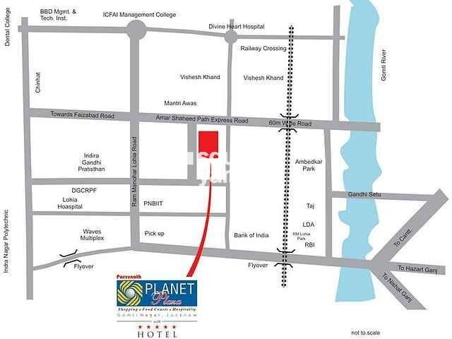 Parsvnath Planet Plaza Location Image