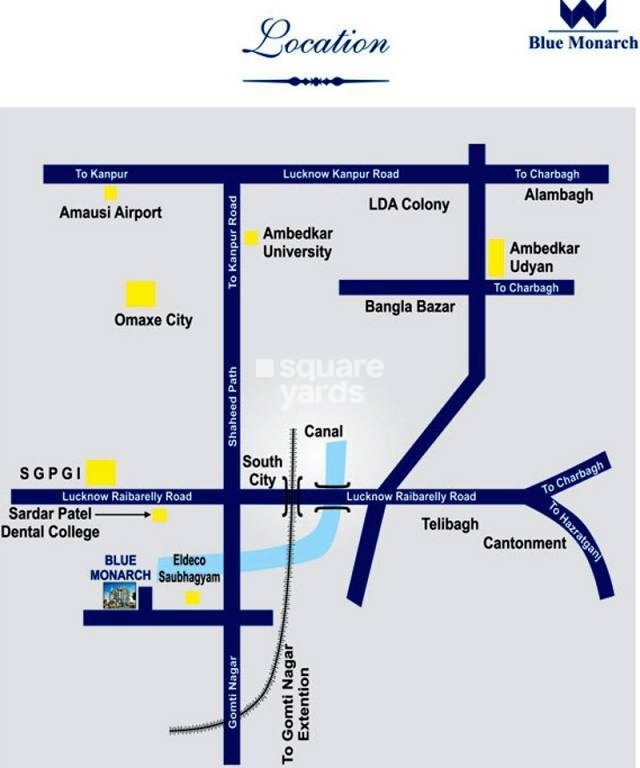 Parth Blue Monarch Location Image