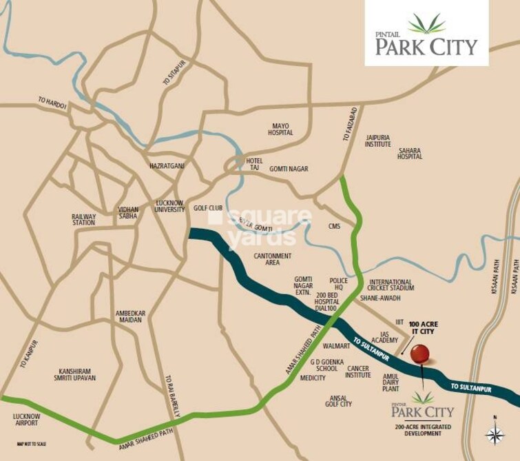 Pintail Park City Location Image