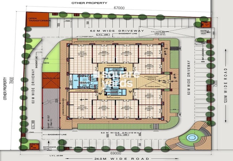 Purvanchal Capital Tower Master Plan Image