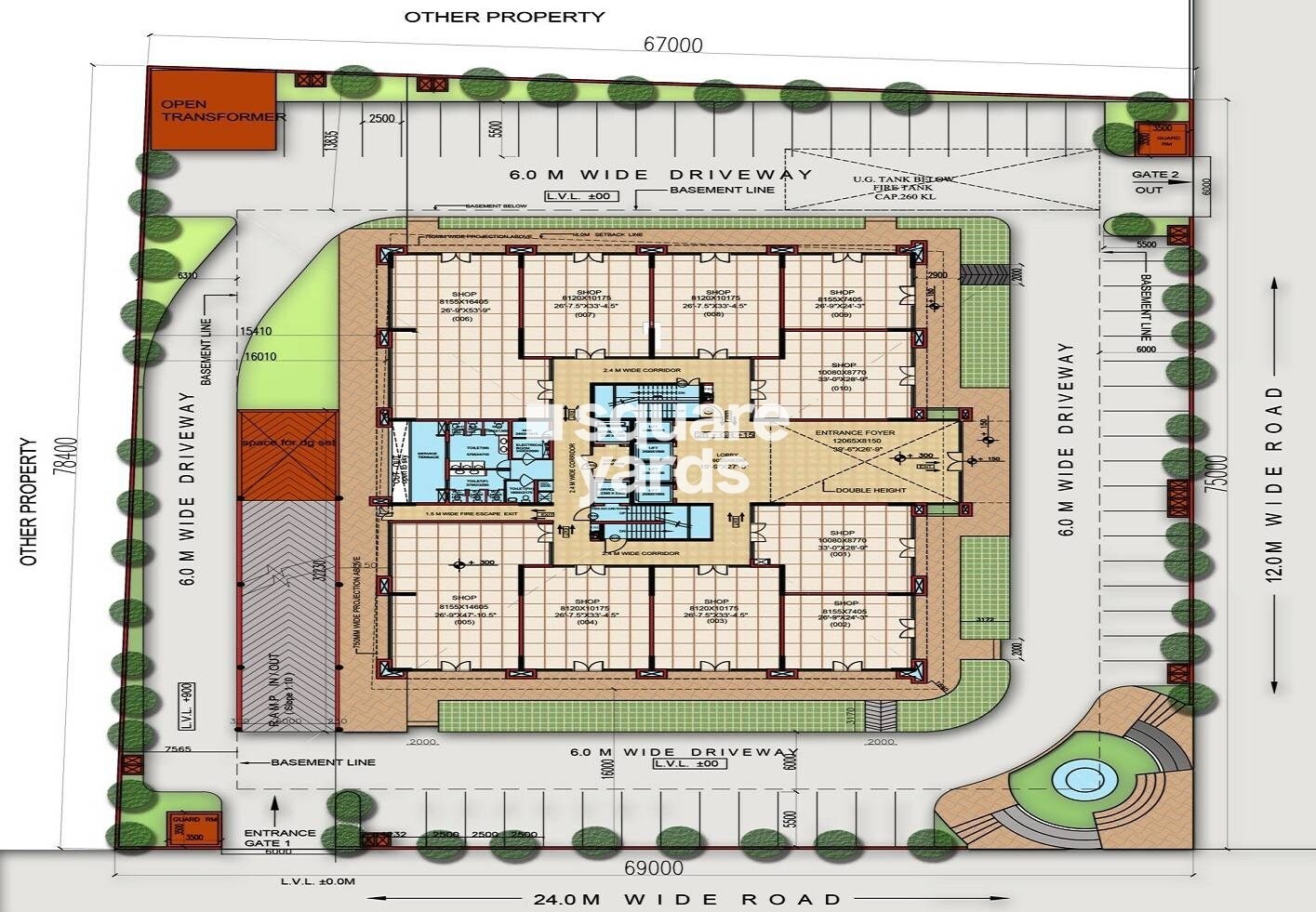 Purvanchal Capital Tower Master Plan Image