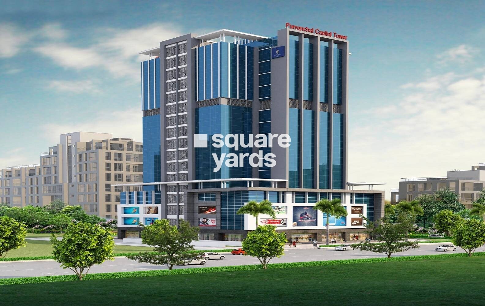 Purvanchal Capital Tower Tower View