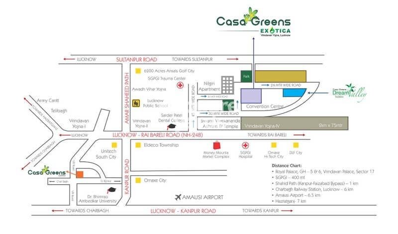 Radhey Krishna Casa Green Exotica Location Image