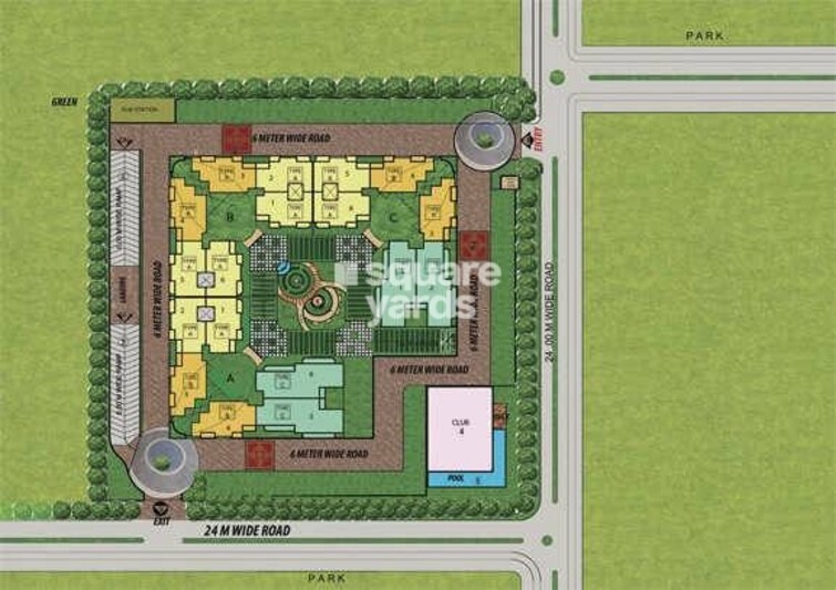 Radhey Krishna Casa Green Exotica Master Plan Image