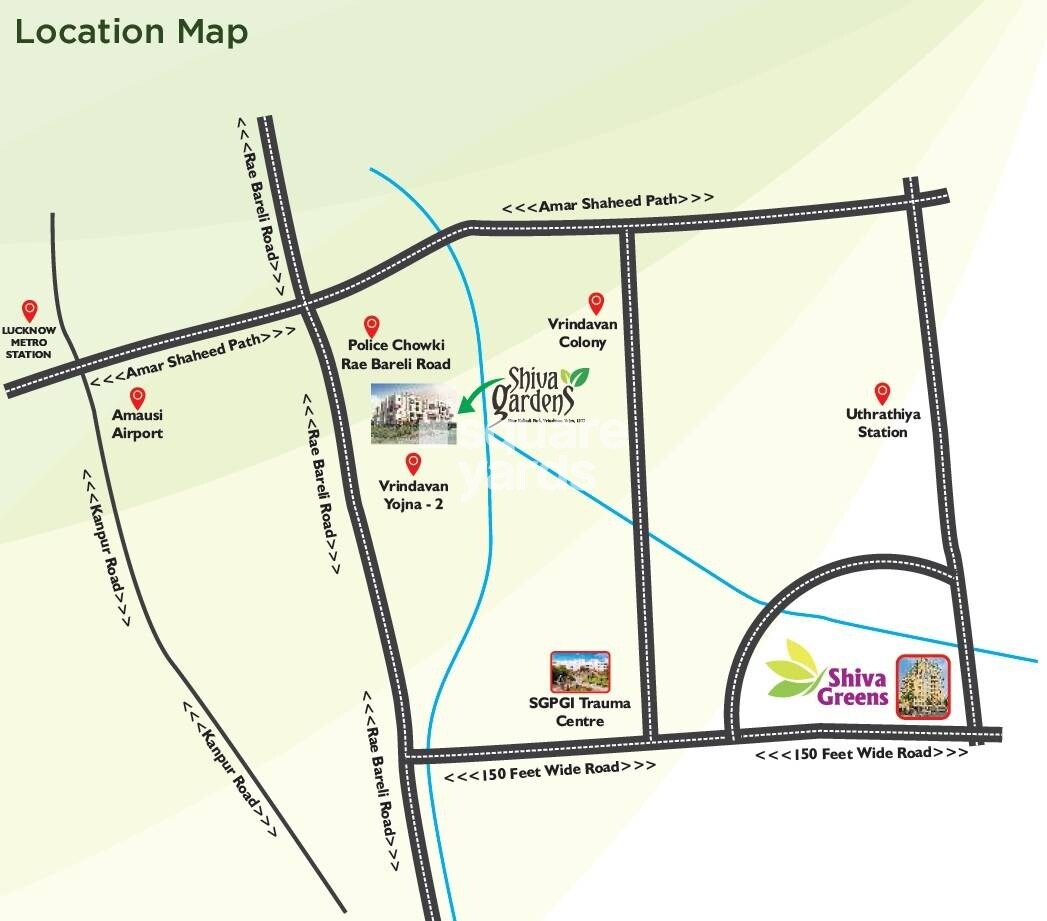 RCB Shiva Greens Location Image