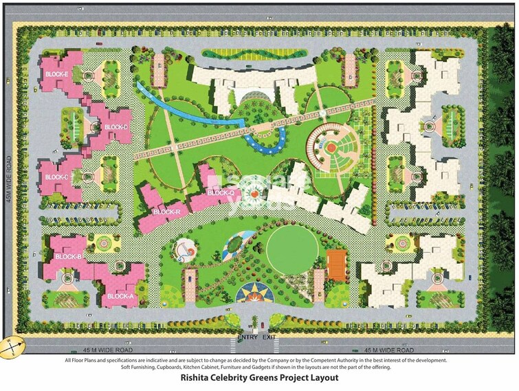 Rishita Celebrity Greens Master Plan Image