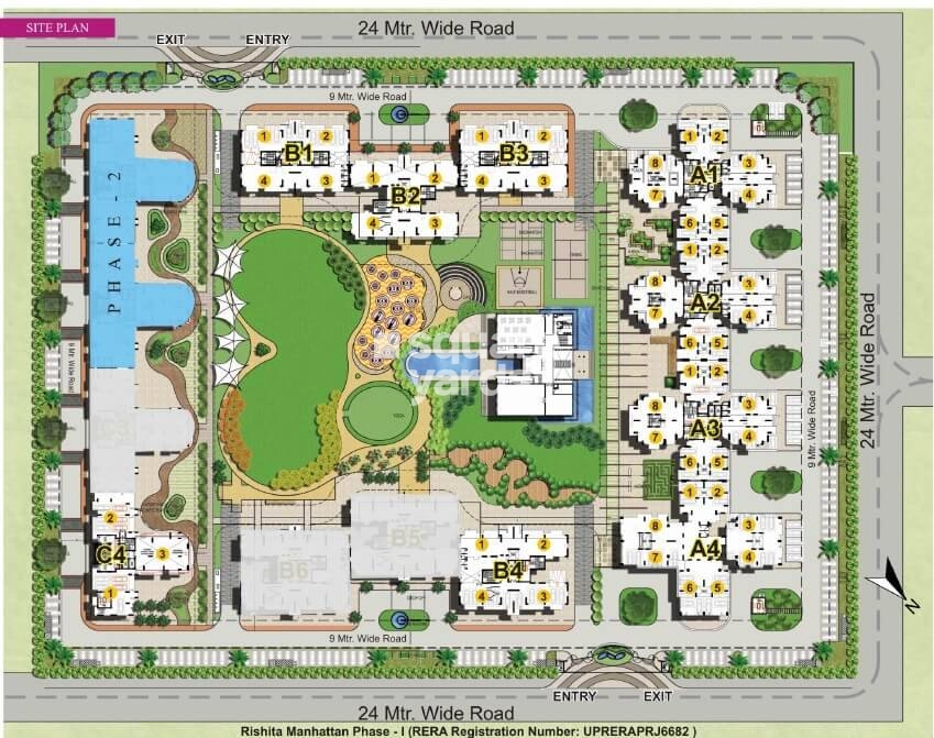 Rishita Manhattan Master Plan Image